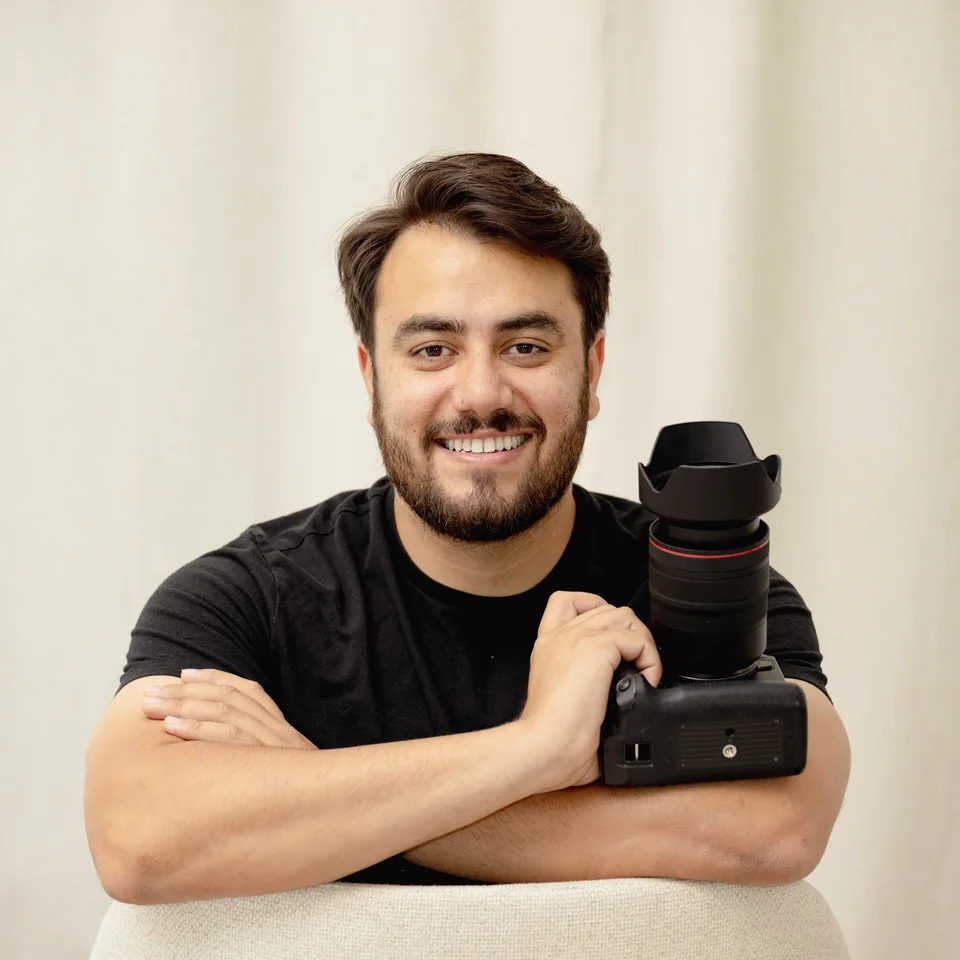 Chand Anand with his camera